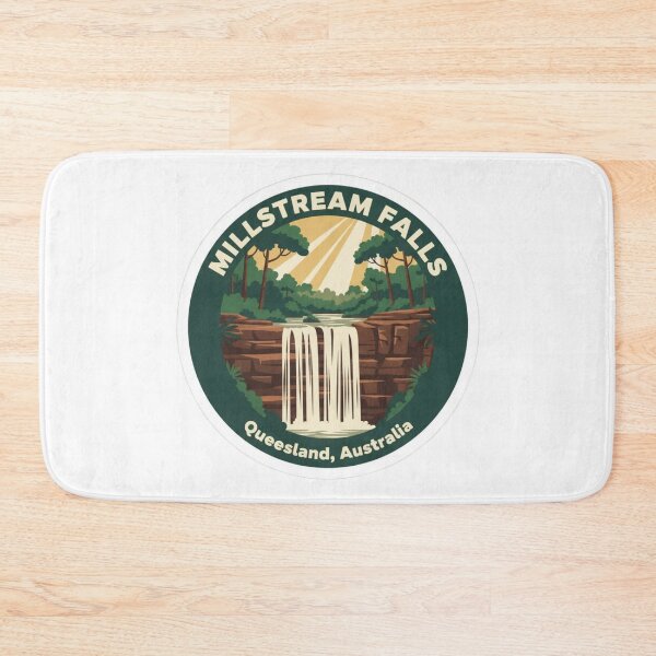 Item preview, Millstream Falls Lookout, QLD – Vintage Australian Travel Badge Sticker designed and sold by Random Designs.