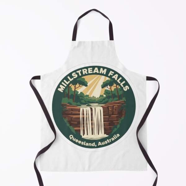 Item preview, Millstream Falls Lookout, QLD – Vintage Australian Travel Badge Sticker designed and sold by Random Designs.