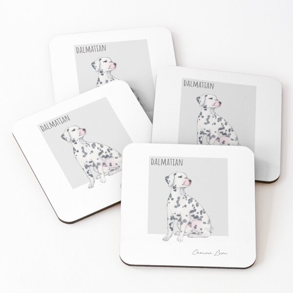Item preview, Dalmatian Watercolor Illustration – Spotted Dog Art | Canine Love Minimalist Design designed and sold by Kidult Minds.