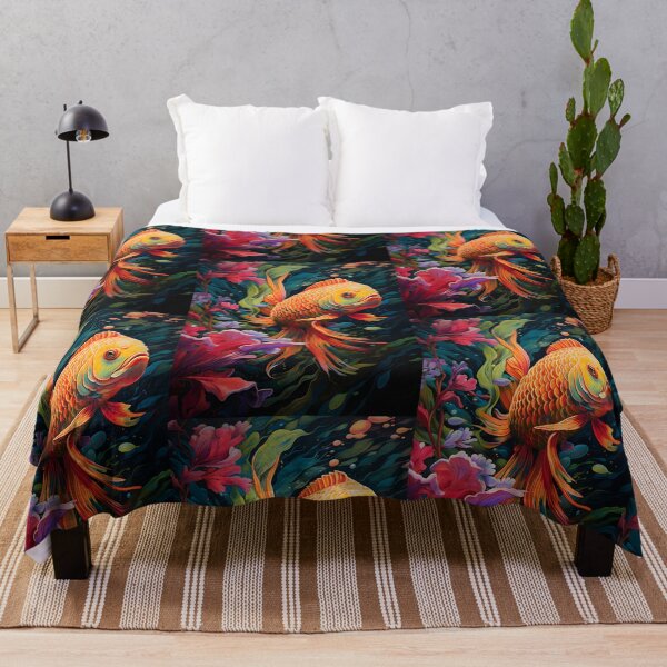 Item preview, "Goldfish: Underwater Magic in Vibrant Colors" designed and sold by Hipatye26.