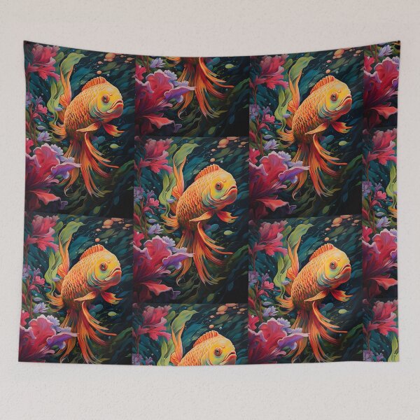 Item preview, "Goldfish: Underwater Magic in Vibrant Colors" designed and sold by Hipatye26.
