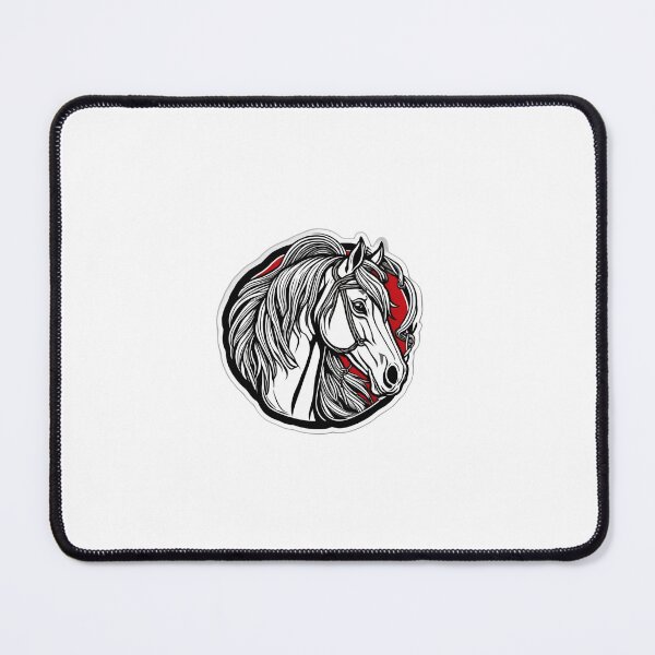 Item preview, Horse Braiding a Lucky Red Knot with Its Mane designed and sold by Daniel-DL.