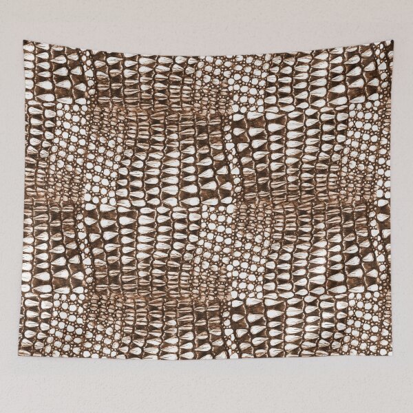 Item preview, Armadillo Skin -Walnut Brown designed and sold by Michelebuttons.