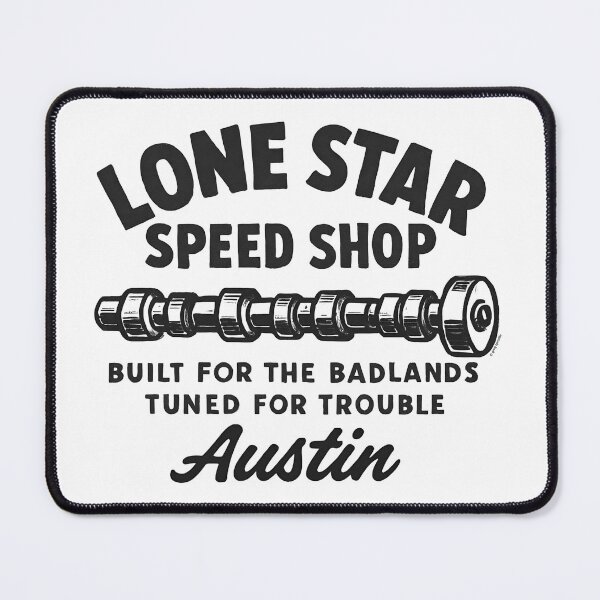 Item preview, Lone Star Speed Shop - Austin Edition designed and sold by Automotive Art by Greg.