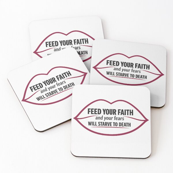 Item preview, Feed Your Faith – Bold Christian Declaration Design designed and sold by TheJoyfulPen.