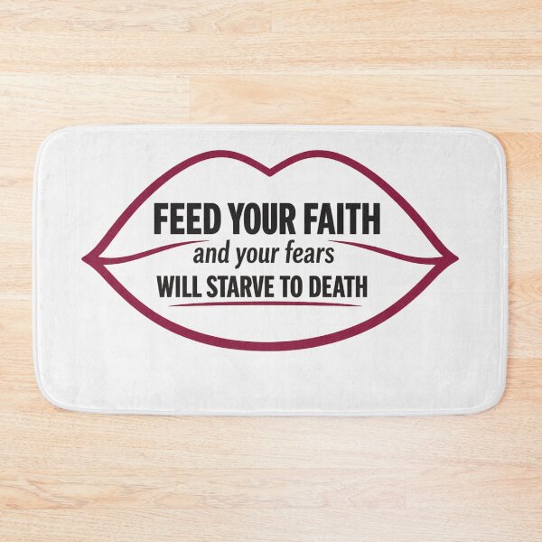 Item preview, Feed Your Faith – Bold Christian Declaration Design designed and sold by TheJoyfulPen.