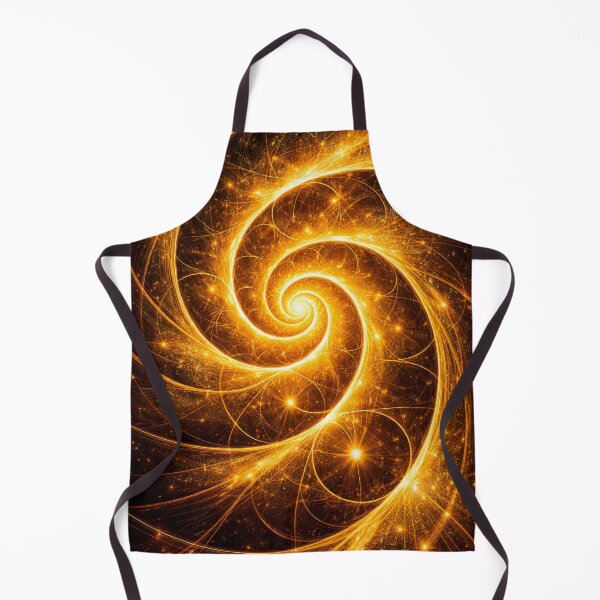 Item preview, Stunning golden fractal spiraling designed and sold by scicilysimonee.