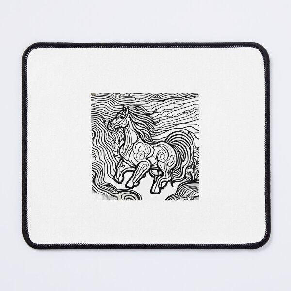 Item preview, Topographical Map Horse designed and sold by Daniel-DL.