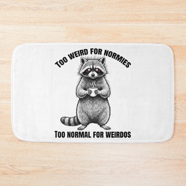 Item preview, Feral Coffee Raccoon – Too Weird Too Normal designed and sold by MuggyandMo.