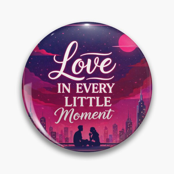 Item preview, Copy of Love in Every Little Moment - Romantic City Night Rooftop Skyline Typography Art designed and sold by Williams Anderson.