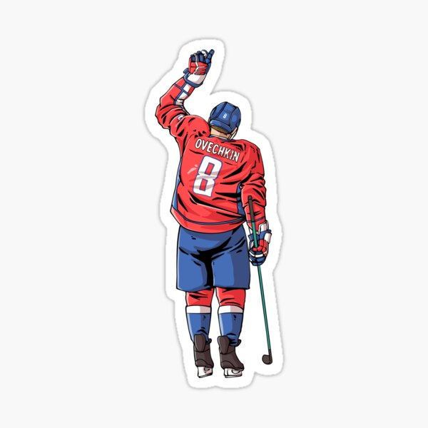 Ovechkin 8 Sticker