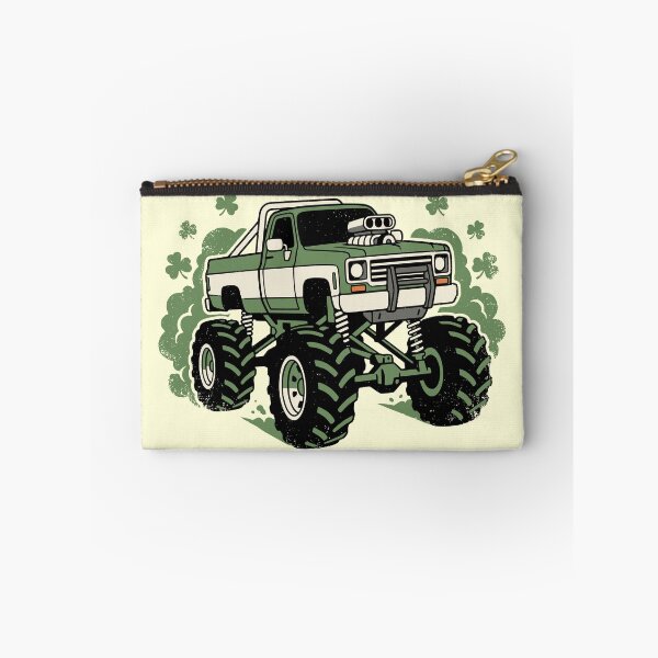 Item preview, St Patricks Day Retro Monster Truck Shamrock Grunge designed and sold by Imaginationbeyond.