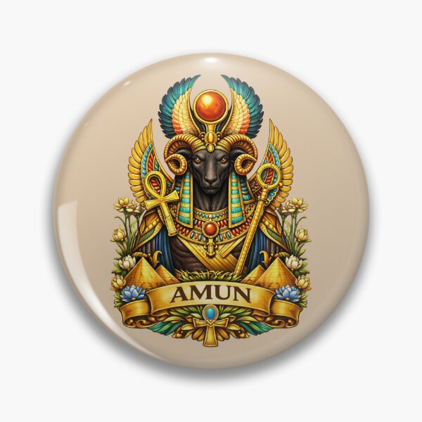 Item preview, Amun of Nubia - Ram God Ancient Kush designed and sold by Myra365Art.