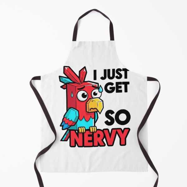 Item preview, I Just Get So Nervy Parrot Meme designed and sold by Amazing Graphics.