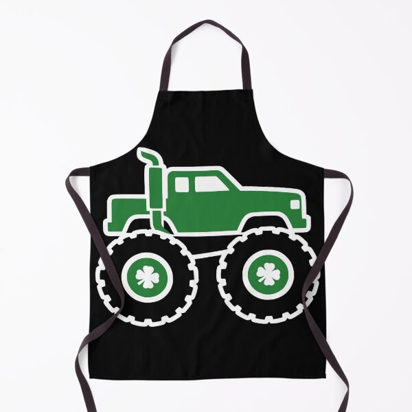 Item preview, St Patricks Day Monster Truck Minimalist Shamrock designed and sold by Imaginationbeyond.