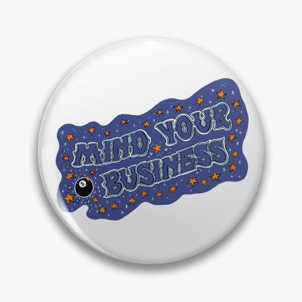 Item preview, Mind Your Business (Blue, Celestial) designed and sold by Hannah-Wheeler.