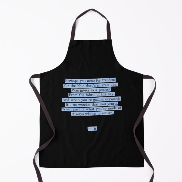 Item preview, Eh Poetry Blue Text designed and sold by elhuyrkod85.