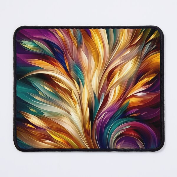 Item preview, Flaming Whirl of Color designed and sold by Whimsy Wonder Ai.