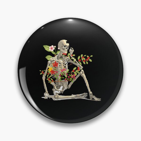 Item preview, Skeleton Ribcage Flowers Art designed and sold by elhuyrkod85.