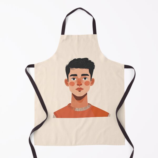 Item preview, Matteo – Warm Minimal Portrait Illustration designed and sold by yara.lahdo.