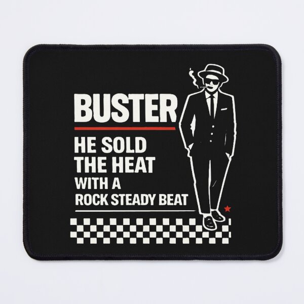 Item preview, Rock Steady Beat “Buster” Music Quote – Ska/Reggae Vibes designed and sold by All I Need Designs.