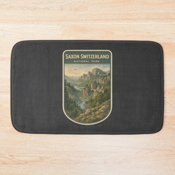 Item preview, German National Parks Vintage Travel Art: Saxon Switzerland designed and sold by PinUpPizzazz.