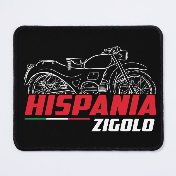 Item preview, Motorcycle Moto Hispania 98 Zigolo 1953, biker designed and sold by ThrottleArts.