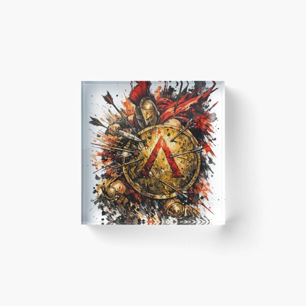 Item preview, Spartan Warrior (Action Illustration) designed and sold by optimusprime39.