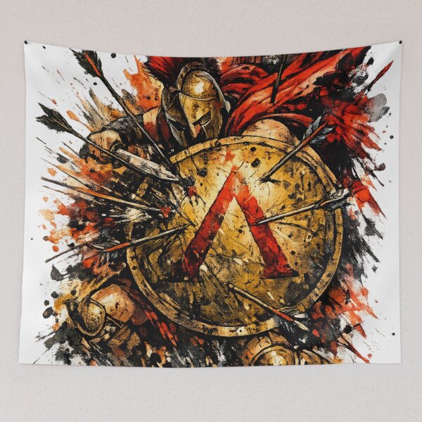 Item preview, Spartan Warrior (Action Illustration) designed and sold by optimusprime39.