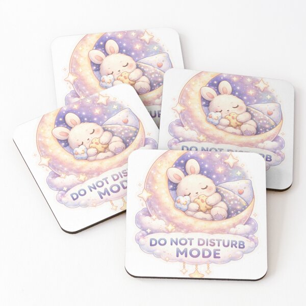 Item preview, Do Not Disturb Mode Cute Bunny  designed and sold by MrDev.