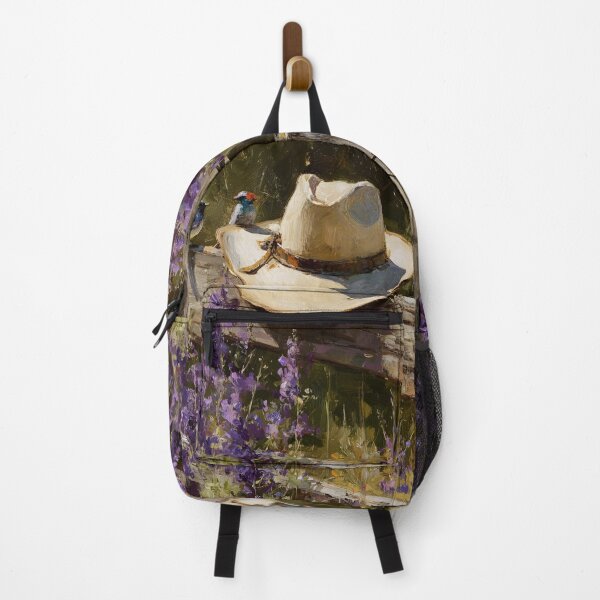 Item preview, Rustic cowboy hat on wood post fence print designed and sold by dcrc.