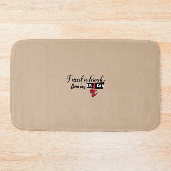 Item preview, I Need a Break From My Break – Funny Quote Typography Design designed and sold by Snapystyle.