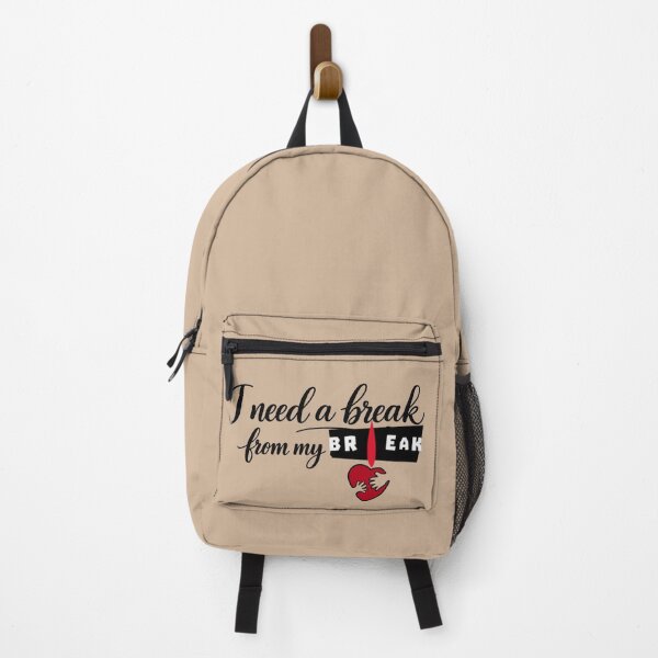 Item preview, I Need a Break From My Break – Funny Quote Typography Design designed and sold by Snapystyle.