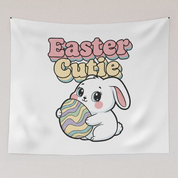 Item preview, Retro Easter Cutie – Cute 1950s Vintage Bunny designed and sold by DIRTYSKETCHH.