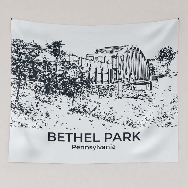 Item preview, Bethel Park - Pennsylvania designed and sold by Lakeric Cityscapes.