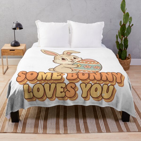 Item preview, Some Bunny Loves You – Cute Vintage Easter Bunny Retro designed and sold by DIRTYSKETCHH.