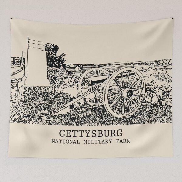 Item preview, Gettysburg National Military Park designed and sold by Lakeric Cityscapes.