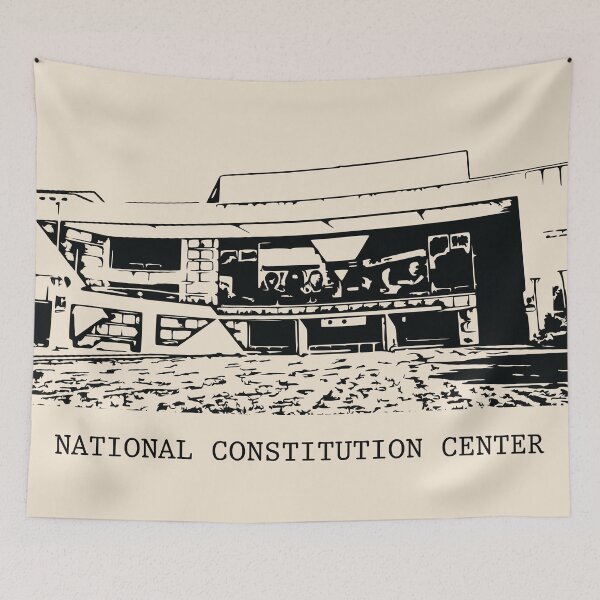 Item preview, National Constitution Center designed and sold by Lakeric Cityscapes.
