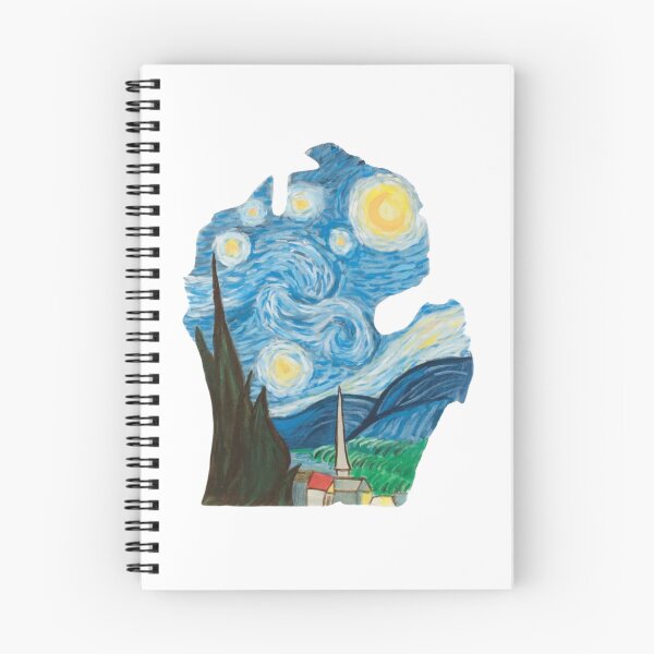 Item preview, Starry Night Michigan designed and sold by PaigeMonaiArt.