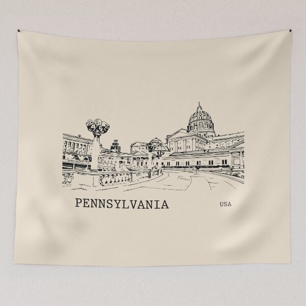 Item preview, Pennsylvania State USA designed and sold by Lakeric Cityscapes.