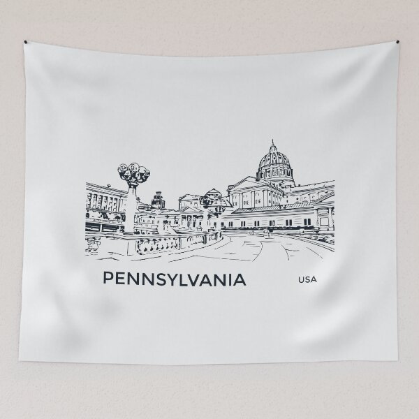 Item preview, Pennsylvania State USA designed and sold by Lakeric Cityscapes.