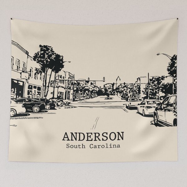 Item preview, Anderson - South Carolina designed and sold by Lakeric Cityscapes.
