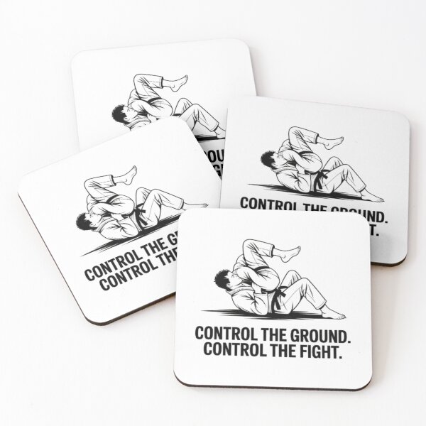 Item preview, Control the Ground Control the Fight – Brazilian Jiu Jitsu Grappling Motivation Design designed and sold by BuiltByDiscipline.