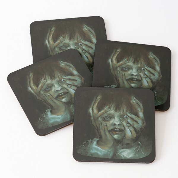 Item preview, The Madness Creepy Surreal Portrait Drawing designed and sold by Dariia Zhyrova.