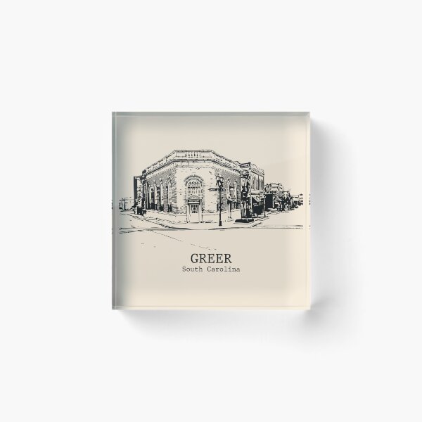 Item preview, Greer - South Carolina designed and sold by Lakeric Cityscapes.