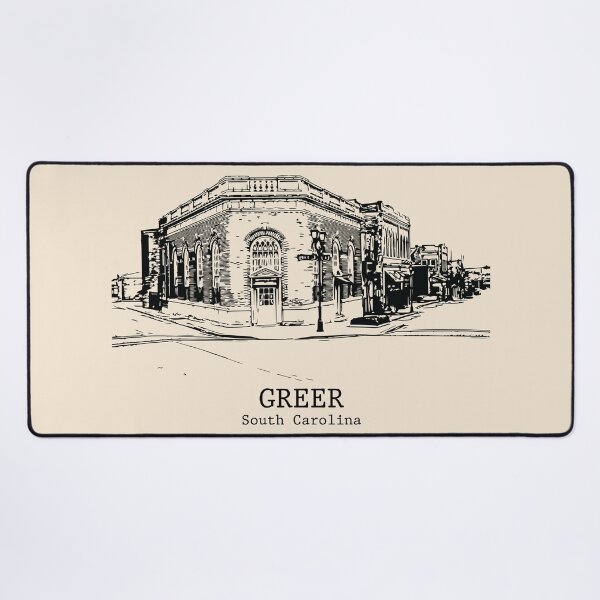Item preview, Greer - South Carolina designed and sold by Lakeric Cityscapes.