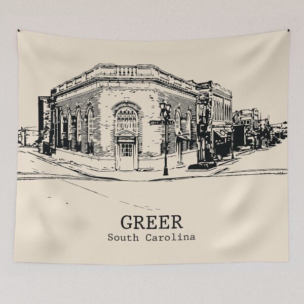 Item preview, Greer - South Carolina designed and sold by Lakeric Cityscapes.