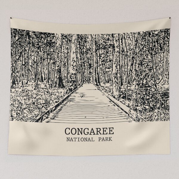 Item preview, Congaree National Park designed and sold by Lakeric Cityscapes.