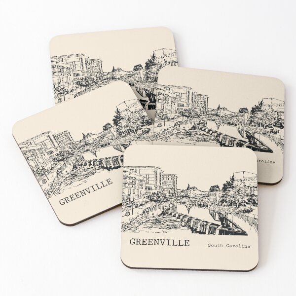 Item preview, Greenville South Carolina designed and sold by Lakeric Cityscapes.