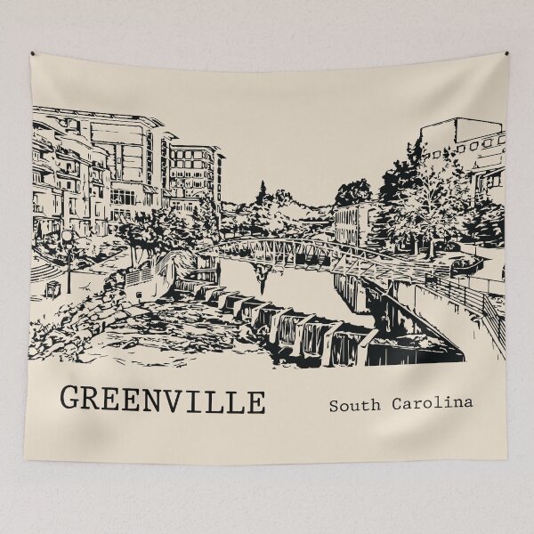 Item preview, Greenville South Carolina designed and sold by Lakeric Cityscapes.